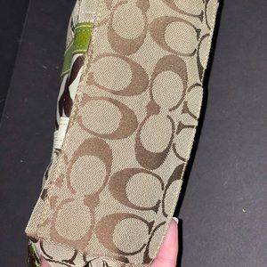 Coach, Brown, Lime leather